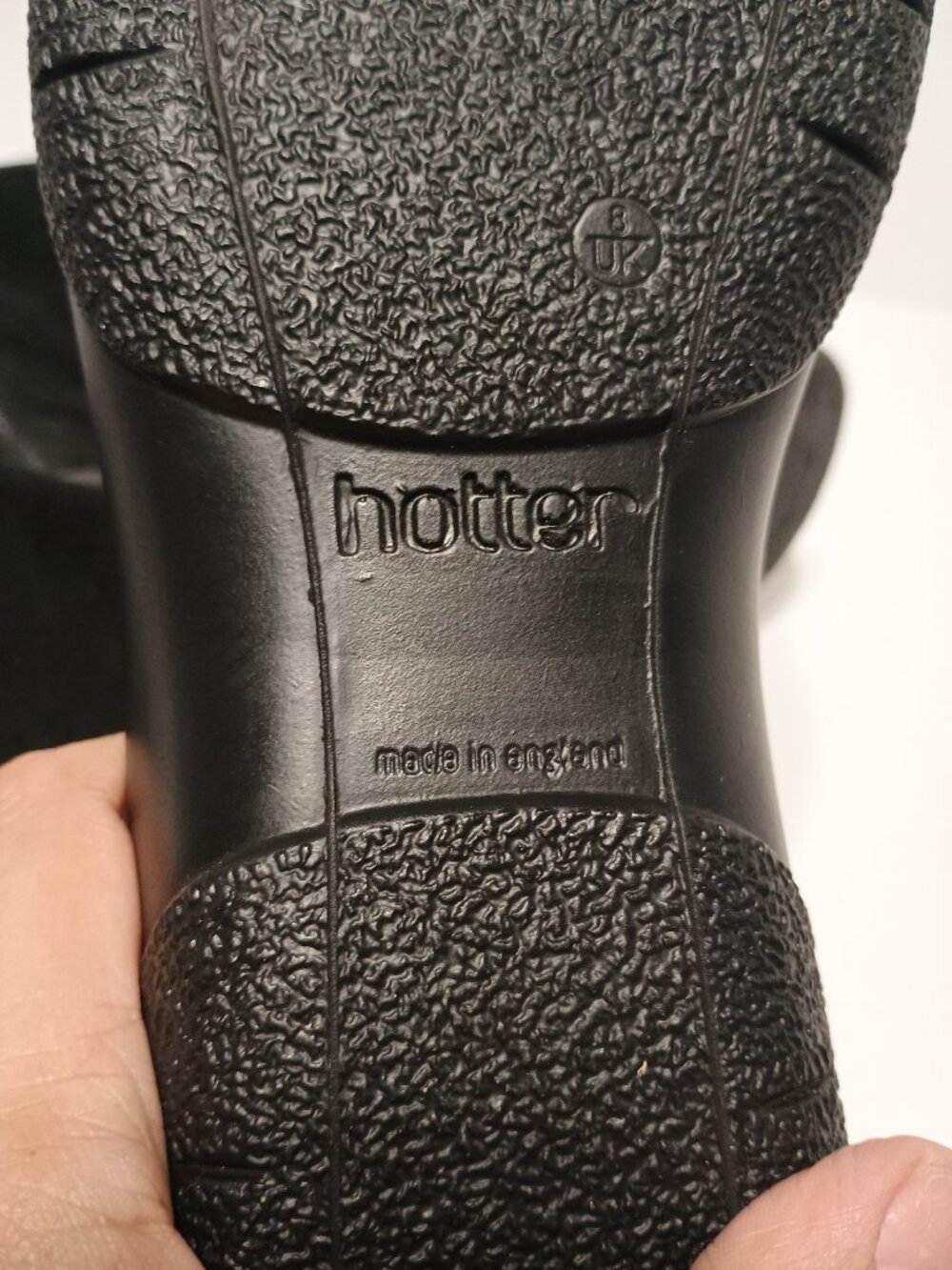 Hotter Matilda Mid Calf Boots Women’s US 10 Black Leather Suede Comfort - Picture 6 of 9